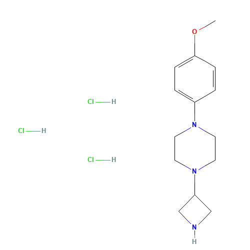 1-(azetidin-3-yl)-4-(4-methoxyphenyl)piperazine;trihydrochloride (CAS: 223381-99-5) - Related Chemical Product