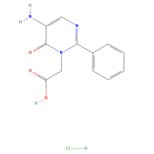 2-(5-amino-6-oxo-2-phenylpyrimidin-1-yl)acetic acid;hydrochloride (CAS: 439910-97-1) - Related Chemical Product