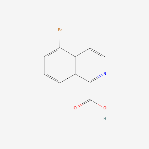5-bromoisoquinoline-1-carboxylic acid (CAS: 1111311-65-9) - Chemical Structure and Molecular Formula 