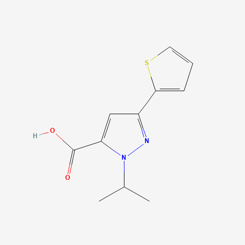 2-propan-2-yl-5-thiophen-2-ylpyrazole-3-carboxylic acid (CAS: 1012879-59-2) - Related Chemical Product