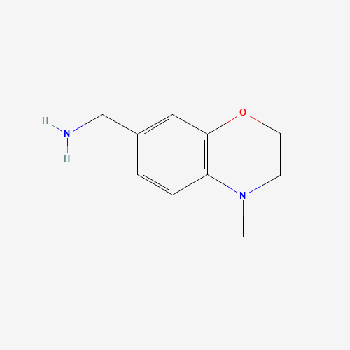 (4-methyl-2,3-dihydro-1,4-benzoxazin-7-yl)methanamine (CAS: 946409-08-1) - Related Chemical Product