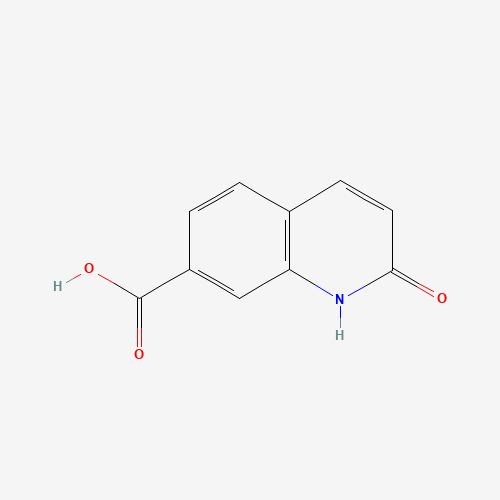 2-oxo-1H-quinoline-7-carboxylic acid (CAS: 320349-89-1) - Chemical Structure and Molecular Formula 
