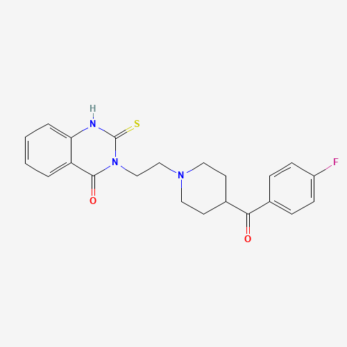 3-[2-[4-(4-fluorobenzoyl)piperidin-1-yl]ethyl]-2-sulfanylidene-1H-quinazolin-4-one (CAS: 76330-71-7) - Related Chemical Product
