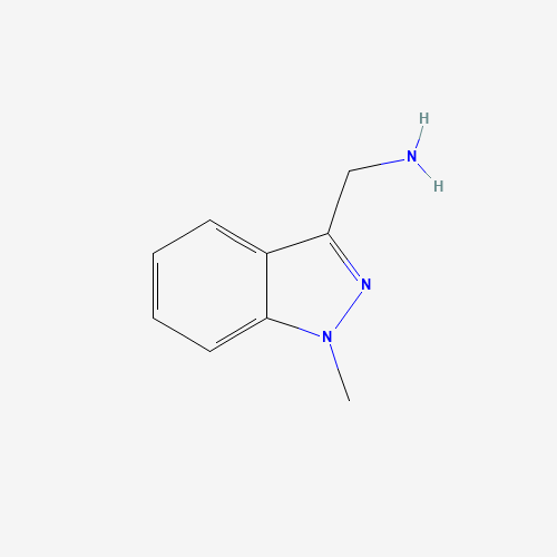 (1-methylindazol-3-yl)methanamine (CAS: 739359-10-5) - Chemical Structure and Molecular Formula 
