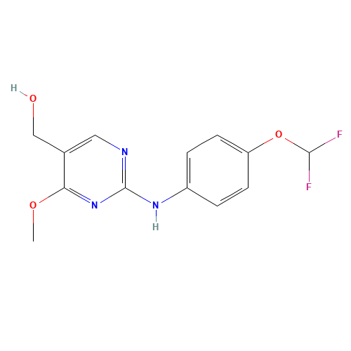 [2-[4-(difluoromethoxy)anilino]-4-methoxypyrimidin-5-yl]methanol (CAS: 1428558-33-1) - Related Chemical Product