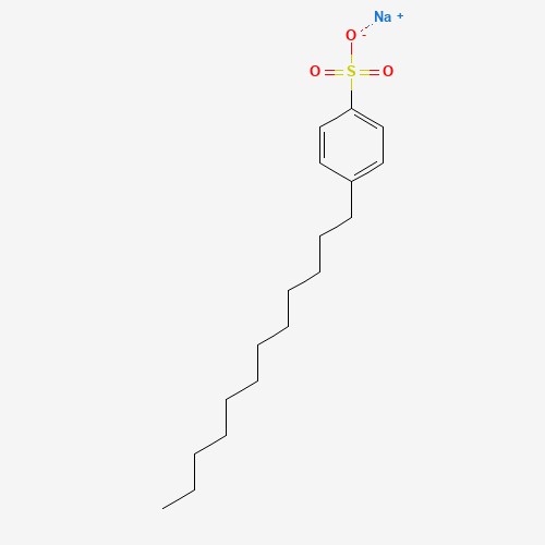 sodium;4-dodecylbenzenesulfonate (CAS: 2211-98-5) - Chemical Structure and Molecular Formula 