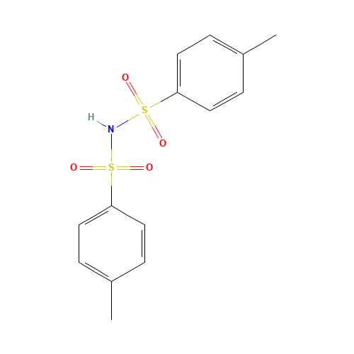 4-methyl-N-(4-methylphenyl)sulfonylbenzenesulfonamide (CAS: 3695-00-9) - Chemical Structure and Molecular Formula 
