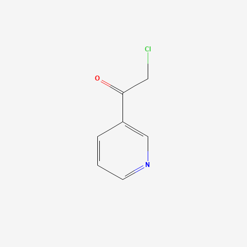 2-chloro-1-pyridin-3-ylethanone (CAS: 55484-11-2) - Chemical Structure and Molecular Formula 