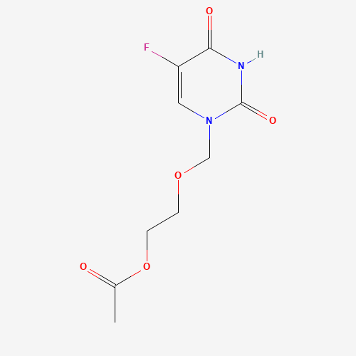 2-[(5-fluoro-2,4-dioxopyrimidin-1-yl)methoxy]ethyl acetate (CAS: 77474-49-8) - Related Chemical Product