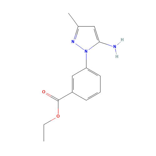 ethyl 3-(5-amino-3-methylpyrazol-1-yl)benzoate (CAS: 903567-11-3) - Related Chemical Product