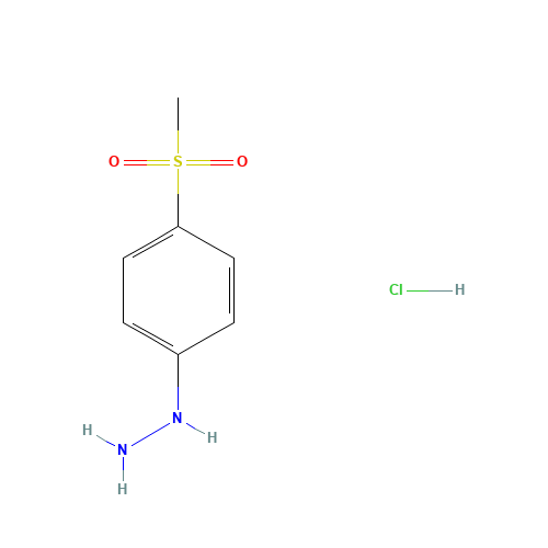 (4-methylsulfonylphenyl)hydrazine;hydrochloride (CAS: 17852-67-4) - Related Chemical Product
