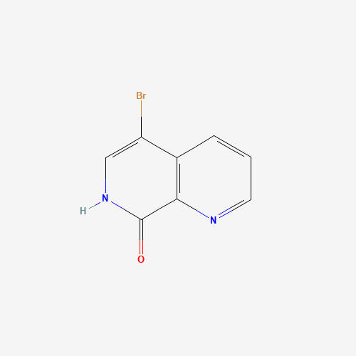 5-bromo-7H-1,7-naphthyridin-8-one (CAS: 67967-14-0) - Chemical Structure and Molecular Formula 