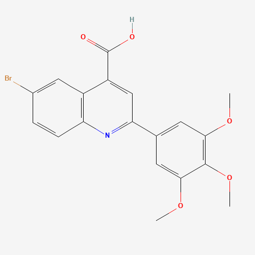 6-bromo-2-(3,4,5-trimethoxyphenyl)quinoline-4-carboxylic acid (CAS: 351329-63-0) - Related Chemical Product