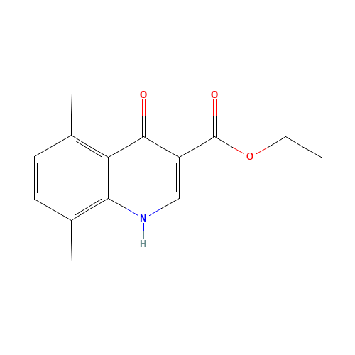 ethyl 5,8-dimethyl-4-oxo-1H-quinoline-3-carboxylate (CAS: 303009-95-2) - Chemical Structure and Molecular Formula 