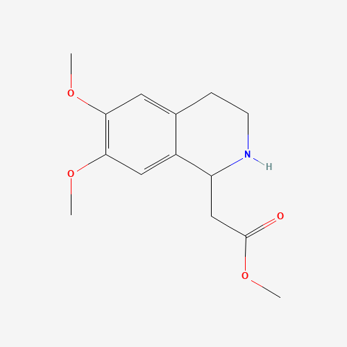 methyl 2-(6,7-dimethoxy-1,2,3,4-tetrahydroisoquinolin-1-yl)acetate (CAS: 263570-28-1) - Related Chemical Product