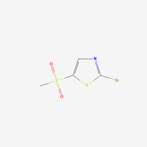 2-bromo-5-methylsulfonyl-1,3-thiazole (CAS: 58534-03-5) - Chemical Structure and Molecular Formula 