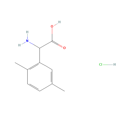 2-amino-2-(2,5-dimethylphenyl)acetic acid;hydrochloride (CAS: 1135916-78-7) - Related Chemical Product