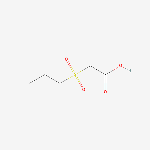2-propylsulfonylacetic acid (CAS: 77082-78-1) - Chemical Structure and Molecular Formula 