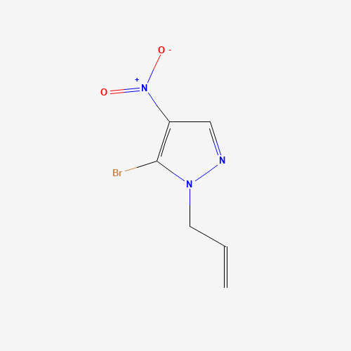 5-bromo-4-nitro-1-prop-2-enylpyrazole (CAS: 1429309-53-4) - Chemical Structure and Molecular Formula 