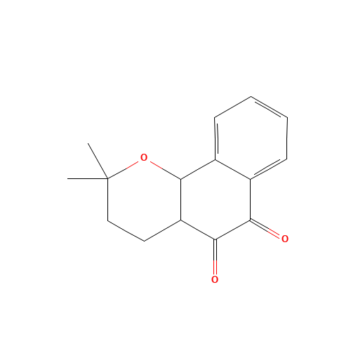 2,2-dimethyl-3,4,4a,10b-tetrahydrobenzo[h]chromene-5,6-dione (CAS: 132820-30-5) - Related Chemical Product