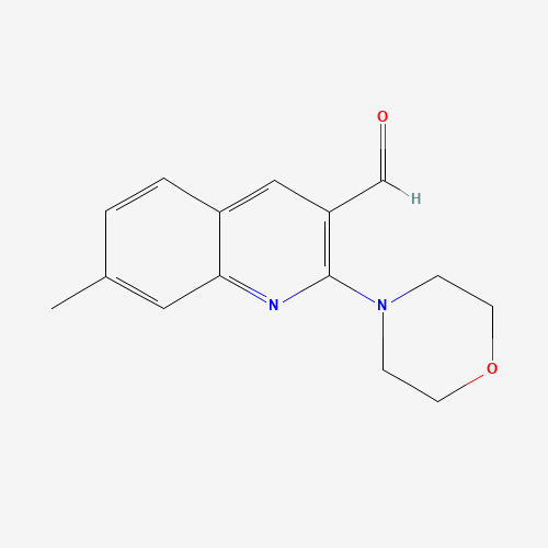 7-methyl-2-morpholin-4-ylquinoline-3-carbaldehyde (CAS: 400067-02-9) - Related Chemical Product