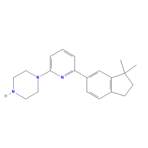 1-[6-(3,3-dimethyl-1,2-dihydroinden-5-yl)pyridin-2-yl]piperazine (CAS: 1312463-84-5) - Related Chemical Product