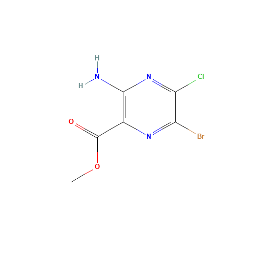 methyl 3-amino-6-bromo-5-chloropyrazine-2-carboxylate (CAS: 14340-25-1) - Related Chemical Product