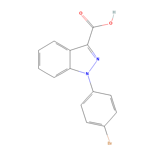 1-(4-bromophenyl)indazole-3-carboxylic acid (CAS: 885275-47-8) - Related Chemical Product