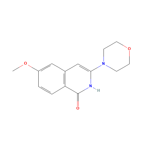 6-methoxy-3-morpholin-4-yl-2H-isoquinolin-1-one (CAS: 630424-47-4) - Related Chemical Product
