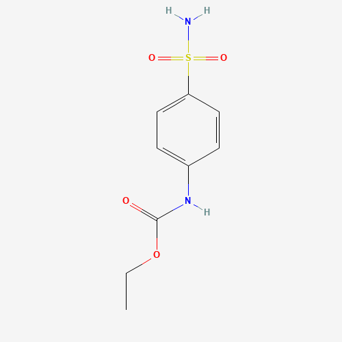 ethyl N-(4-sulfamoylphenyl)carbamate (CAS: 41104-55-6) - Chemical Structure and Molecular Formula 
