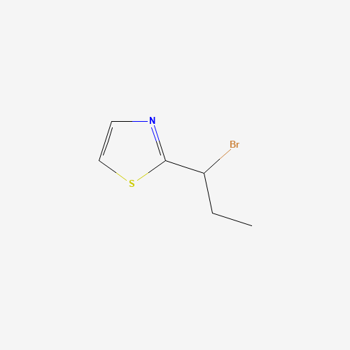 2-(1-bromopropyl)-1,3-thiazole (CAS: 1352072-67-3) - Chemical Structure and Molecular Formula 