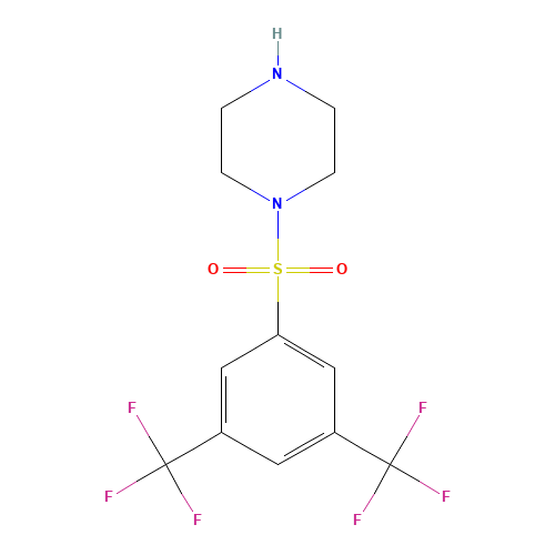1-[3,5-bis(trifluoromethyl)phenyl]sulfonylpiperazine (CAS: 97630-05-2) - Related Chemical Product