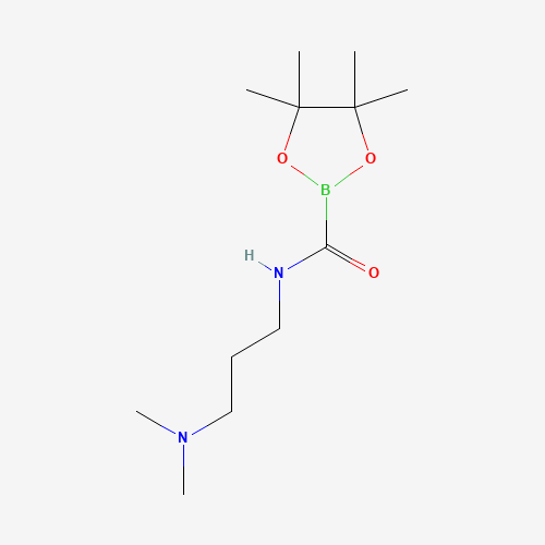 N-[3-(dimethylamino)propyl]-4,4,5,5-tetramethyl-1,3,2-dioxaborolane-2-carboxamide (CAS: 1201792-67-7) - Related Chemical Product