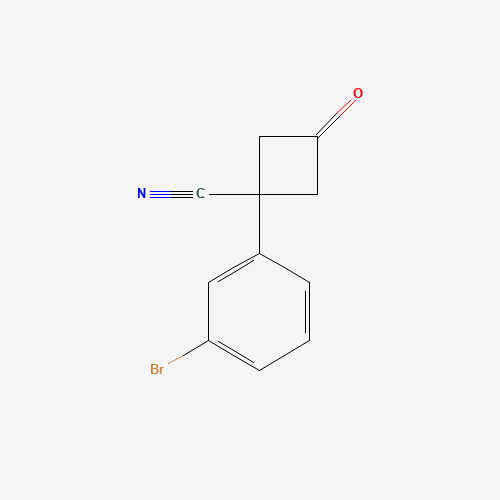 1-(3-bromophenyl)-3-oxocyclobutane-1-carbonitrile (CAS: 1342271-38-8) - Related Chemical Product