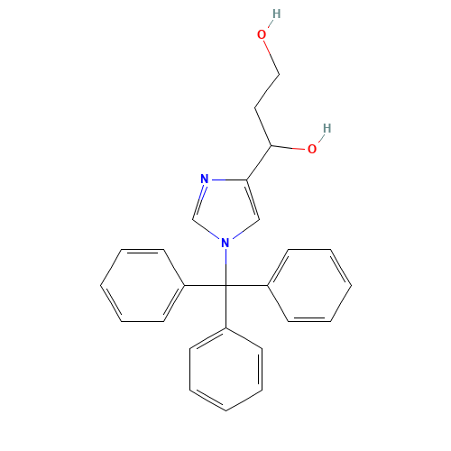 1-(1-tritylimidazol-4-yl)propane-1,3-diol (CAS: 426219-41-2) - Related Chemical Product