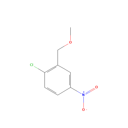 1-chloro-2-(methoxymethyl)-4-nitrobenzene (CAS: 101513-52-4) - Chemical Structure and Molecular Formula 