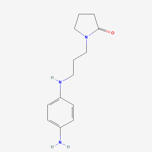 1-[3-(4-aminoanilino)propyl]pyrrolidin-2-one (CAS: 863453-87-6) - Related Chemical Product