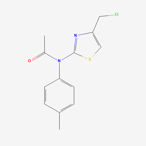 N-[4-(chloromethyl)-1,3-thiazol-2-yl]-N-(4-methylphenyl)acetamide (CAS: 58905-46-7) - Related Chemical Product
