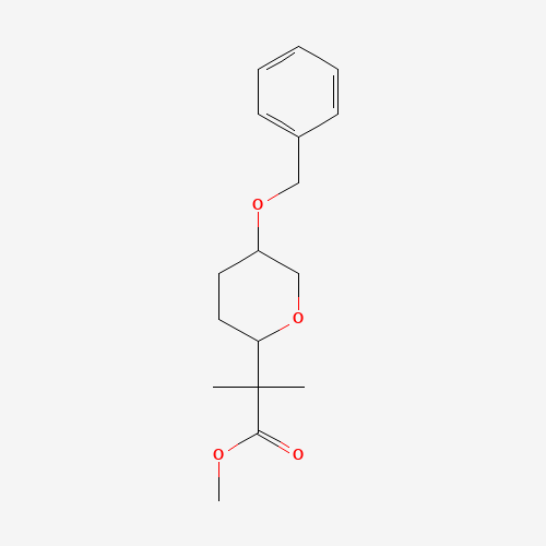methyl 2-methyl-2-(5-phenylmethoxyoxan-2-yl)propanoate (CAS: 1447942-69-9) - Related Chemical Product