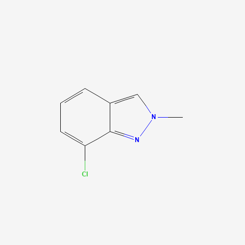 7-chloro-2-methylindazole (CAS: 1216469-16-7) - Chemical Structure and Molecular Formula 