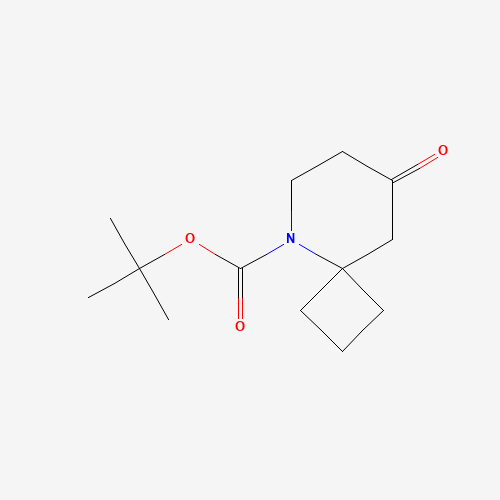 tert-butyl 8-oxo-5-azaspiro[3.5]nonane-5-carboxylate (CAS: 778646-92-7) - Chemical Structure and Molecular Formula 