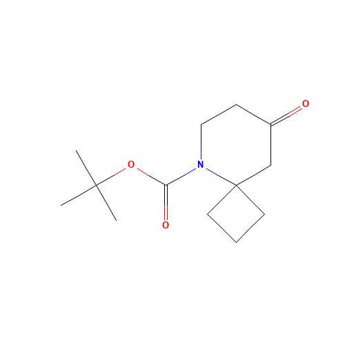 tert-butyl 8-oxo-5-azaspiro[3.5]nonane-5-carboxylate (CAS: 778646-92-7) - Chemical Structure and Molecular Formula 