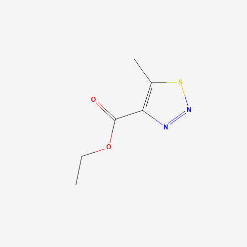 ethyl 5-methylthiadiazole-4-carboxylate (CAS: 29682-53-9) - Chemical Structure and Molecular Formula 