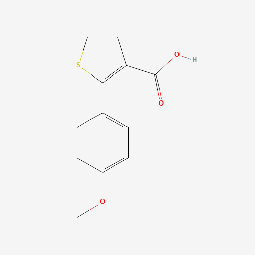 2-(4-methoxyphenyl)thiophene-3-carboxylic acid (CAS: 549526-87-6) - Chemical Structure and Molecular Formula 