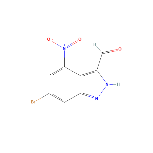 6-bromo-4-nitro-2H-indazole-3-carbaldehyde (CAS: 885519-47-1) - Related Chemical Product