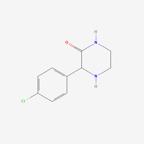 3-(4-chlorophenyl)piperazin-2-one (CAS: 86147-28-6) - Chemical Structure and Molecular Formula 