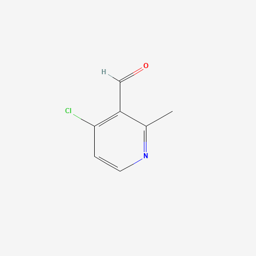 4-chloro-2-methylpyridine-3-carbaldehyde (CAS: 1060805-88-0) - Chemical Structure and Molecular Formula 