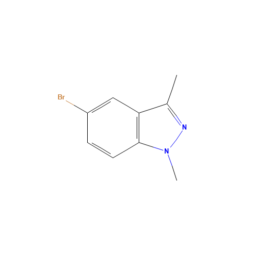 5-bromo-1,3-dimethylindazole (CAS: 552331-30-3) - Chemical Structure and Molecular Formula 
