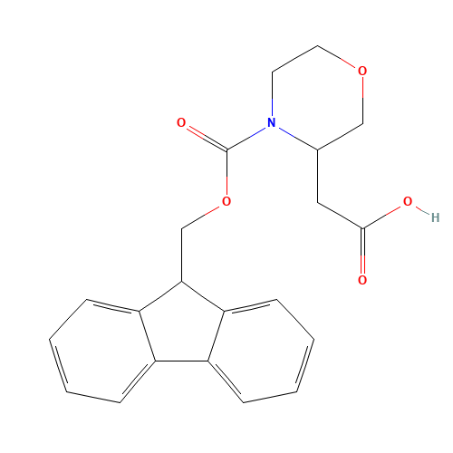 2-[4-(9H-fluoren-9-ylmethoxycarbonyl)morpholin-3-yl]acetic acid (CAS: 885273-95-0) - Related Chemical Product