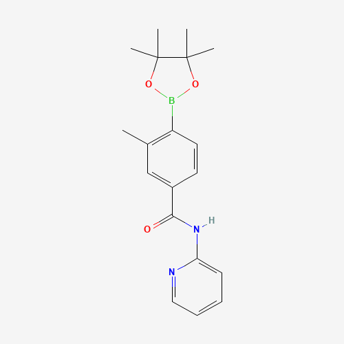 3-methyl-N-pyridin-2-yl-4-(4,4,5,5-tetramethyl-1,3,2-dioxaborolan-2-yl)benzamide (CAS: 1419221-42-3) - Related Chemical Product